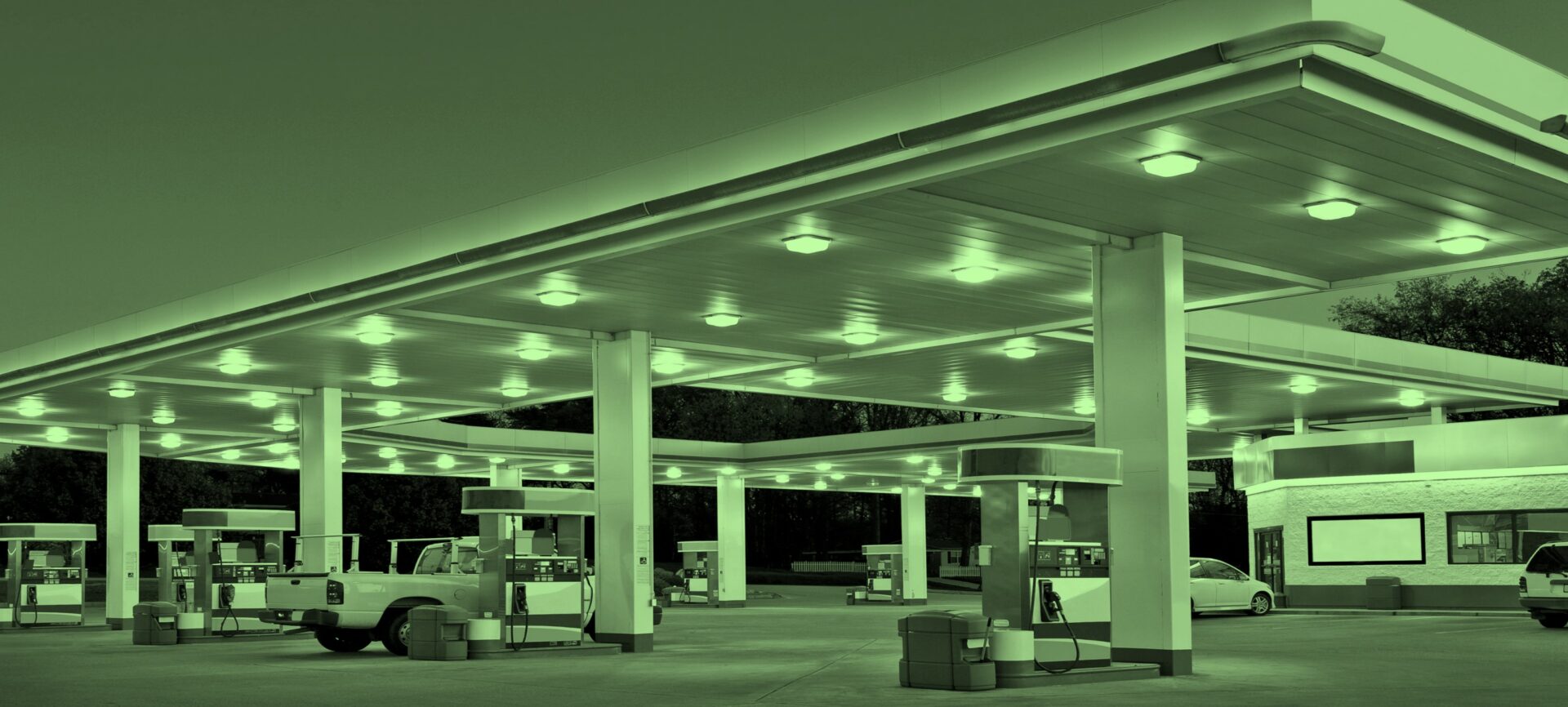 Coinvenience Store & Gas Station in Green